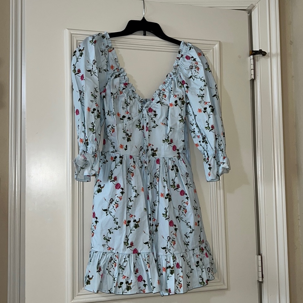 Hill House Samantha Pond Floral Poplin Dress - XS - New W/O Tags